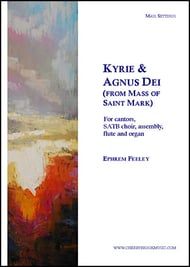Kyrie & Agnus Dei SATB choral sheet music cover Thumbnail